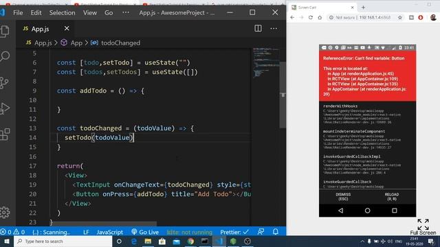 React Native Tutorial For Beginners (Part-3) TODO App in React Native смотреть онлайн