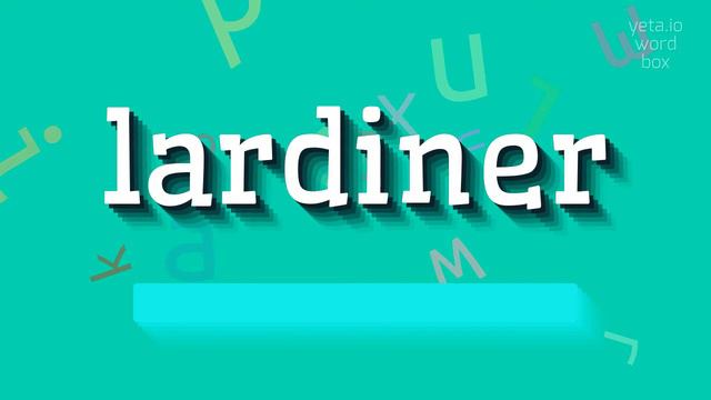 HOW TO PRONOUNCE LARDINER? #lardiner смотреть онлайн