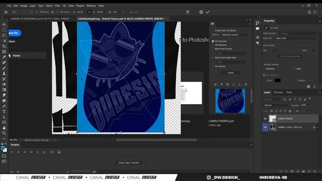 Mockup camisa (girando) no photoshop смотреть онлайн