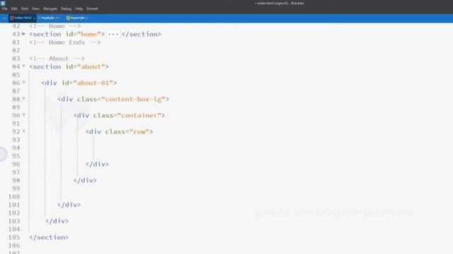 #30 How to Build Website using Html, CSS, JS, jQuery, Bootstrap - About Part 1 HTML смотреть онлайн