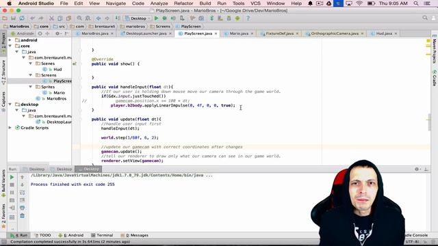 LibGDX Part 8: Making Mario in Box2D - Creating Super Mario Bros смотреть онлайн