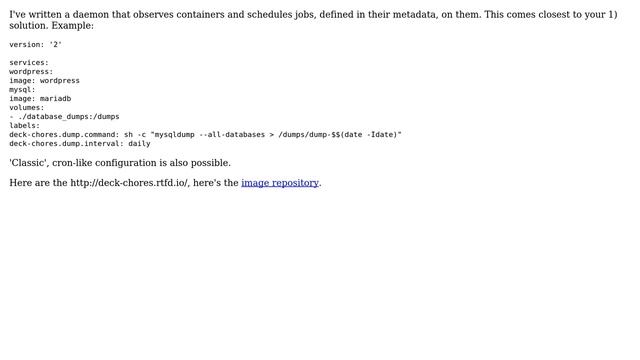 DevOps & SysAdmins: Docker: Run Cronjob for different Container (4 Solutions!!) смотреть онлайн