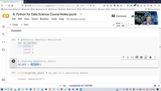 Python for Data Science : Lesson 5 - Iterators and Generators смотреть онлайн