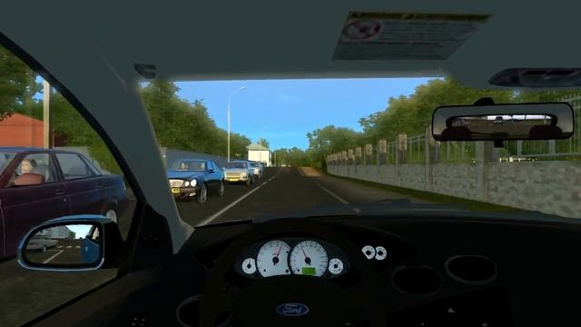City Car Driving 1.2.5: Ford Focus SVT смотреть онлайн