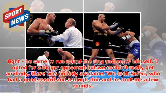 Tyson Fury hits out at Sefer Seferi after opponent QUITS fight after four rounds смотреть онлайн