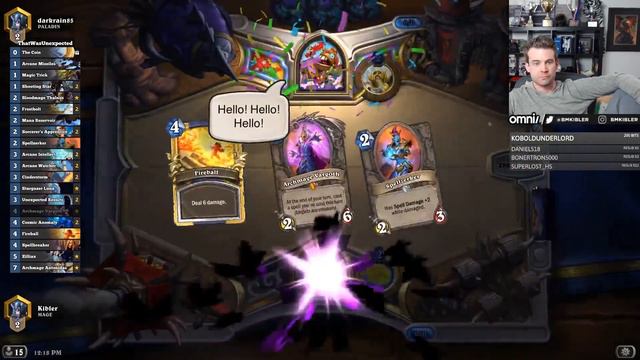 (Hearthstone) Spell Damage Mage: Piñata Action смотреть онлайн