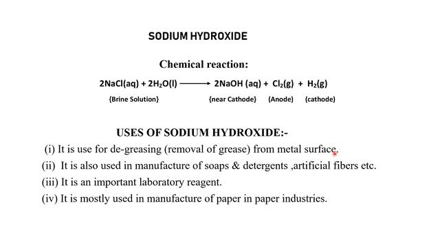 Lecture-12/Salts & preparation and uses of NaOH and bleaching powder/Acids, bases & salts смотреть онлайн