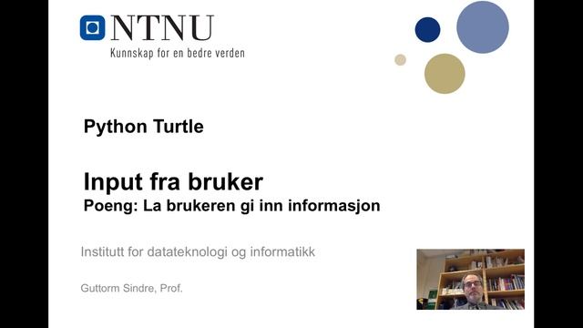 Input av tekst og tall i Python Turtle смотреть онлайн
