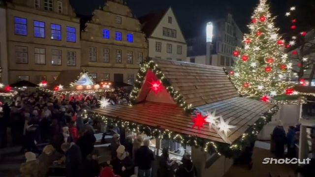 Рождественская-новогодная 2023 атмосфера в Билефельде??...! (Германия) смотреть онлайн