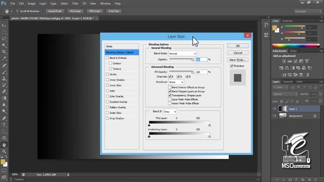 Blend If Mode | Photoshop Tutorial | Class #25 | [in Urdu / Hindi] смотреть онлайн