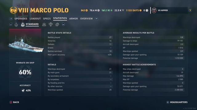 Individual Ship Stats Are Here! (World of Warships: Legends Xbox Series X 4K) смотреть онлайн
