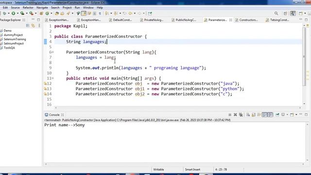 What is Constructors in java || Automation Testing full course # 27 || Software Testing by Sumit смотреть онлайн