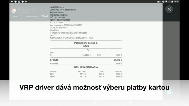 VRP Tlačiareň | Platobný terminál SumUp www.elkasa.sk смотреть онлайн