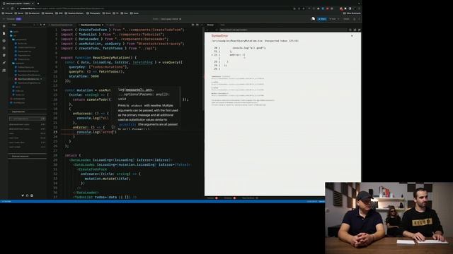 React Query Mutations, POST, UPDATE, DELETE смотреть онлайн