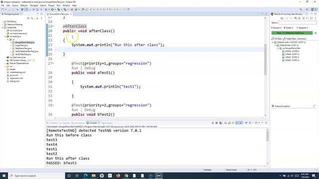 TestNG Tutorial #9 - TestNG Annotations | BeforeGroups | BeforeClass смотреть онлайн
