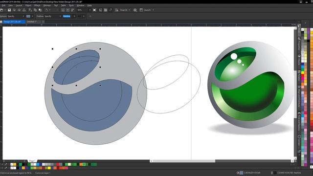 Logo idea how to create in Corel Draw 2019 tutorial by, Amjad Graphics Designer смотреть онлайн
