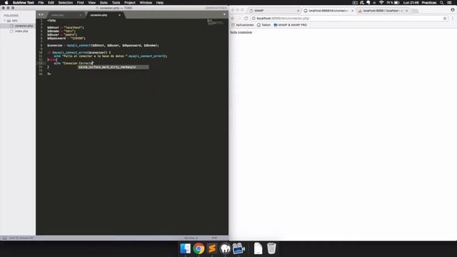 46-Crear conexión PHP con MySQL смотреть онлайн