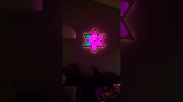 Modern LED Artwork - Nanoleaf Light Panels DIY Project with Music Sync смотреть онлайн