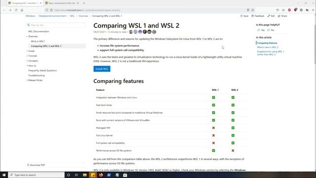 How to Setup Windows Subsystem for Linux (WSL) in Windows 10 | Version 1 and 2 смотреть онлайн
