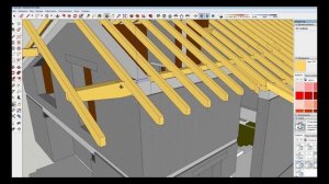 Фронтонный свес кровли