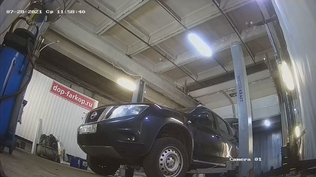 Установка фаркопа на Nissan Terrano 2016 год. MOTODOR, арт. 91710-A смотреть онлайн