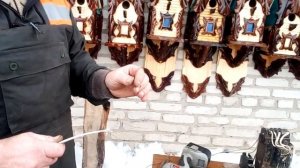 Создание скворечника , работа "нихромовой нитью"