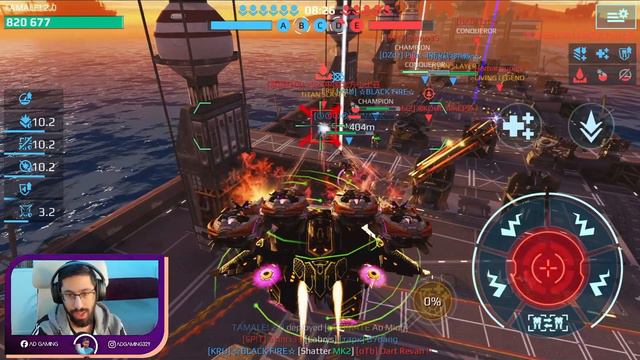 What? 1000% DMG?? Karura GLAIVE UE Ao Ming Deleting Everything! | War Robots WR смотреть онлайн