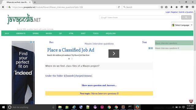 Where do we find .class files of a Maven project?
- javapedia.net смотреть онлайн
