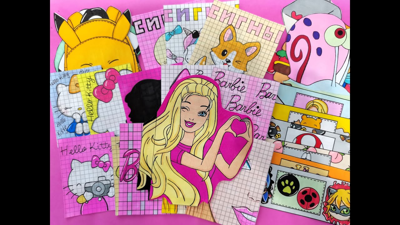 Barbie???/Барби?Hello Kitty?/SpongeBob?/Губка Боб?Back to school 2️⃣/Распаковка БС! смотреть онлайн