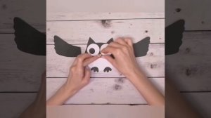 Сова с двигающимися крыльями