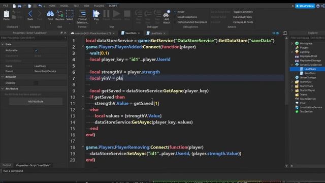 How to make a game like Super Power Training Simulator | Saving our stats | Roblox Studio [P5] смотреть онлайн