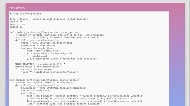 Speed up millions of regex replacements in Python 3 смотреть онлайн