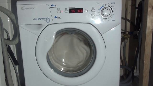 Candy Aquamatic 4kg Tempo : Wash interm spin (Part 4) смотреть онлайн