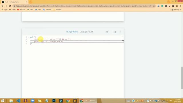 HackerRank Awk - 1 problem solution | Linux Shell problems solutions | Programmingoneonone смотреть онлайн