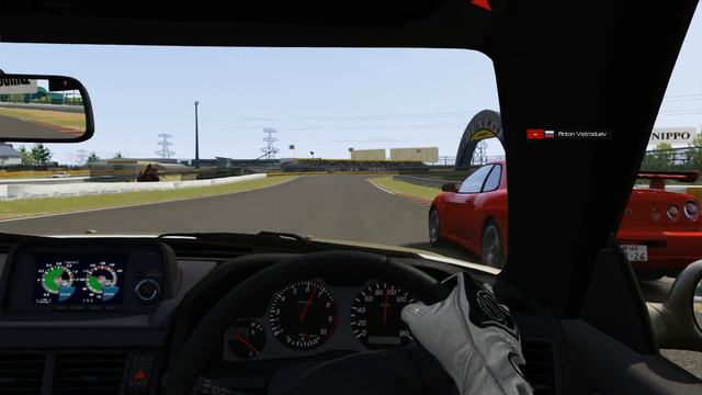 Assetto Corsa. Tsukuba circuit. GTR34. Chalov vs Vetroduev смотреть онлайн