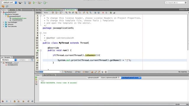 101 دورة جافا Daemon Thread смотреть онлайн
