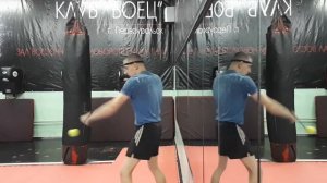 #игрушка для боксера (мячик на резинке)