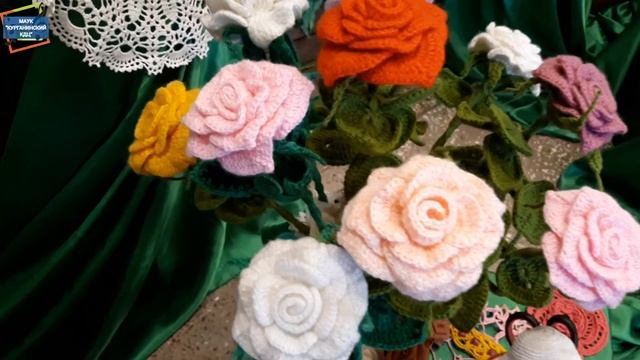 Выставка кружка 'Золотая ниточка' 8 марта смотреть онлайн