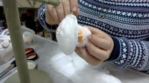 Ватные игрушки. Грибочек. Ватные игрушки.