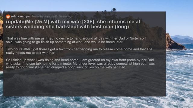 My Wife Admitted To Cheating With Her Sister's Best Man. смотреть онлайн