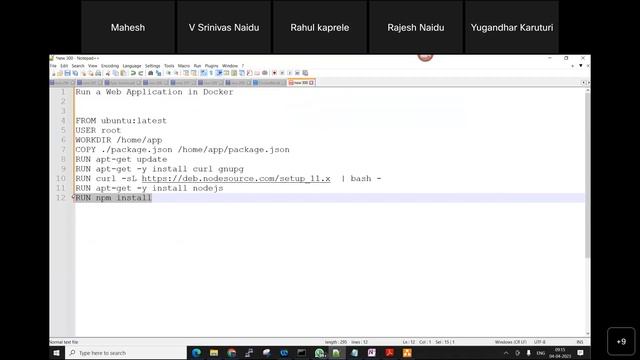 Run a web application in Docker смотреть онлайн