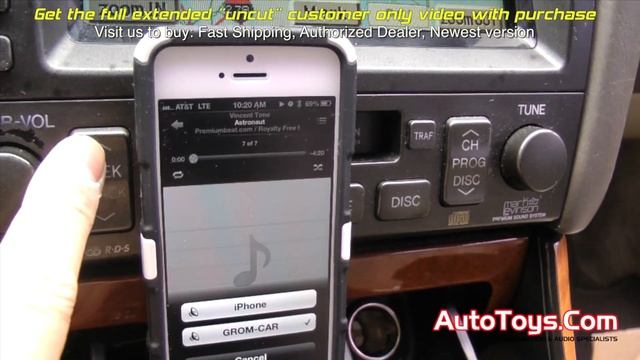 LEXUS GS430 Android Bluetooth Ipod - (by Grom Audio & AutoToys.com) смотреть онлайн