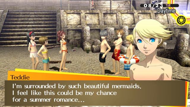 Persona 4 Golden. #70. 08/22-23. Поездка на море смотреть онлайн