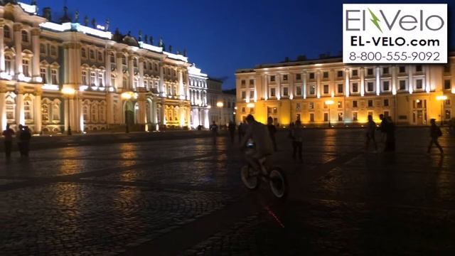 Электровелосипед El-Velo Raptor обкатка на велопробеге в СПБ El-Velo.com смотреть онлайн