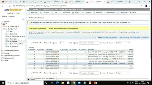 mysql LojaVirtual008 Inner Join смотреть онлайн