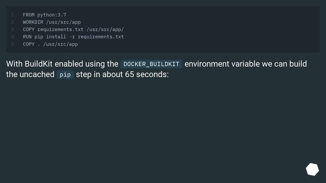 How to avoid reinstalling packages when building Docker image for Python projects? смотреть онлайн