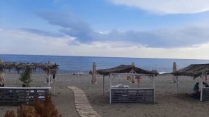 Абхазия Новый Афон Белый пляж