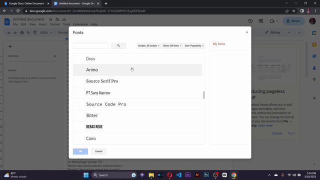 How To Add New Fonts In Google Docs смотреть онлайн