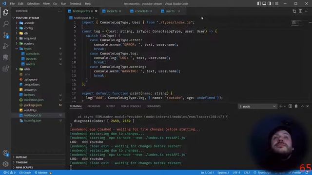 Node.js Урок 18: TypeScript смотреть онлайн